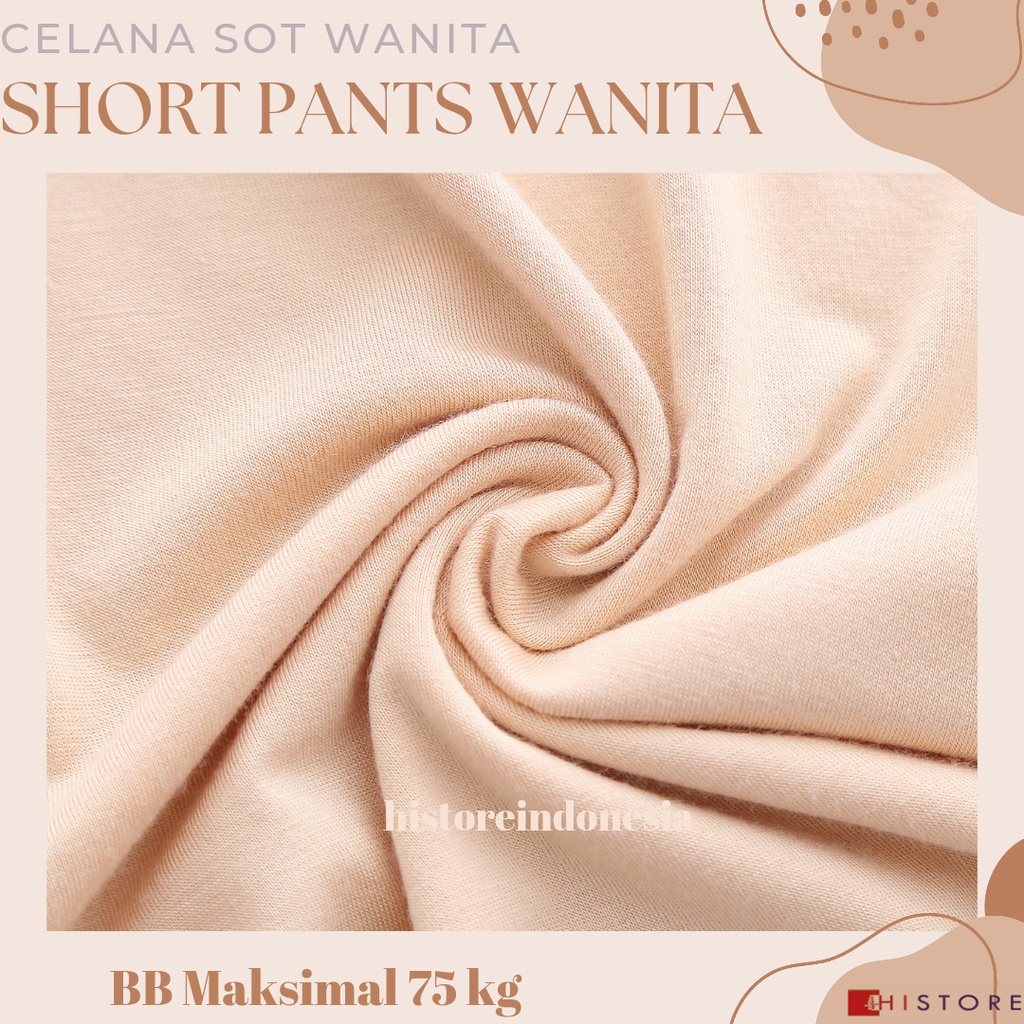 [HI] Short Pants Wanita Seamless Fit 081 Celana Pendek Ketat CD BB Maksimal 75 kg