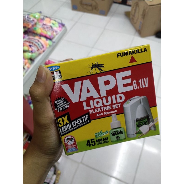 Fumakilla Vape Obat Nyamuk Satu Set Liquid / Alat + Isi