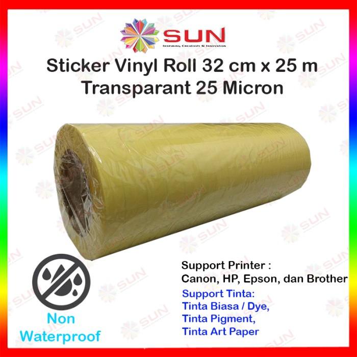 

SUN Sticker Vinyl Roll 11/21/32cm x 25m Inkjet Matte/Glossy/Transparan