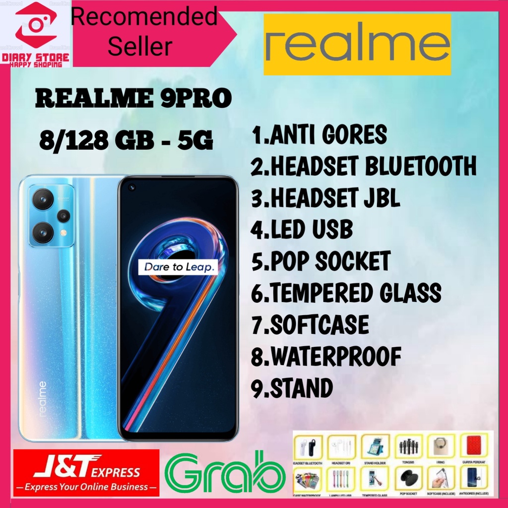 REALME 9 PRO & 9 PRO+ 5G RAM 8/128 GB GARANSI RESMI REALME