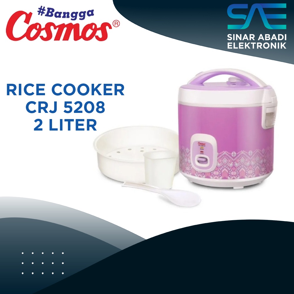 [COD] COSMOS RICE COOKER / MAGIC COM CRJ-5208 / CRJ 5208 (2 LITER) 100% ORI