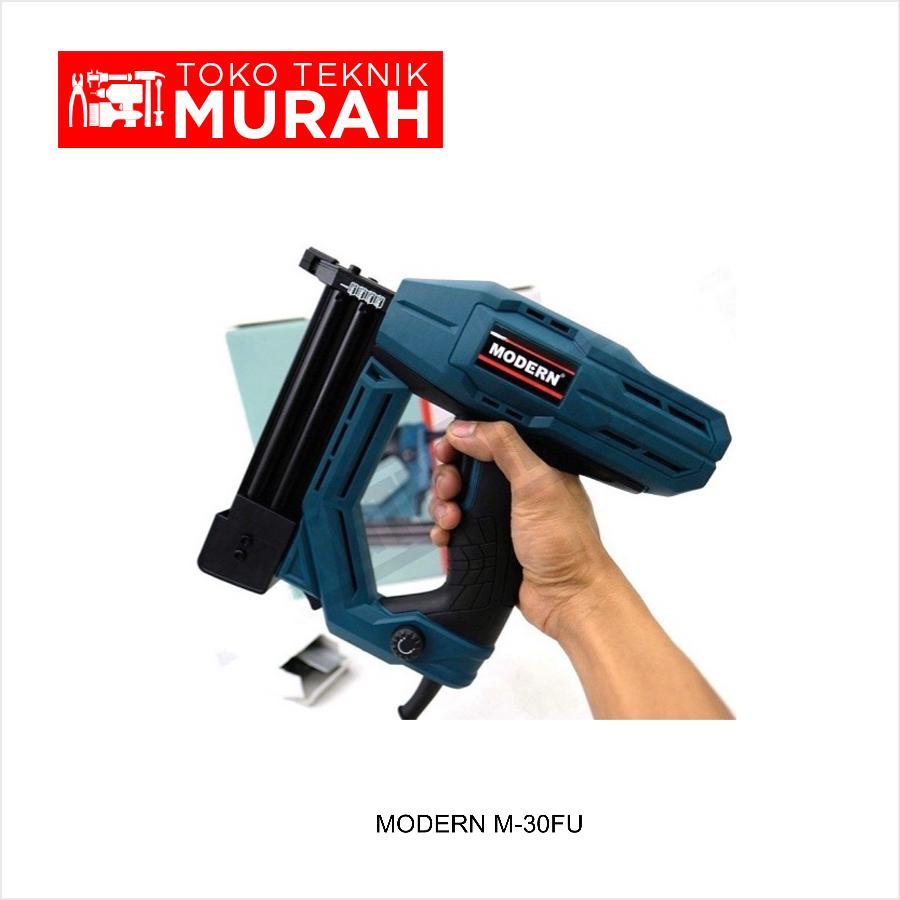 Modern M30FU Mesin Staples Paku Tembak Electric Tacker Gun Nailer M30