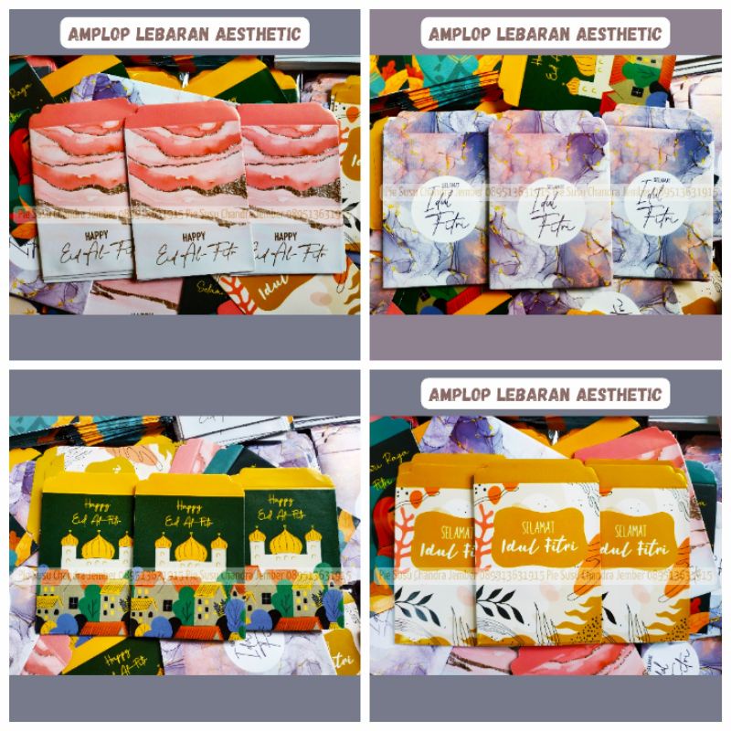 PART 2 Amplop Lebaran Aesthetic isi 10/Pack | Amplop Lebaran Muslim | Amplop Lebaran Edukasi | Angpau Lebaran Aesthetic | Amplop Premium | Amplop Vintage |