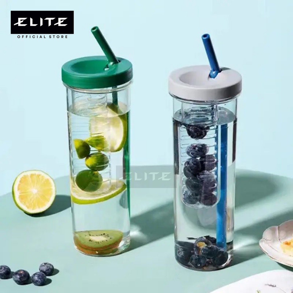 ELITE Botol Minum Infused 700ml / FREE BUBBLE WRAP Botol Minum Sedotan / Botol Sedotan Infused / Tumblr Cup Infusedodel Lipat Botol Minum Sedotan Lipat Botol Minum Infused