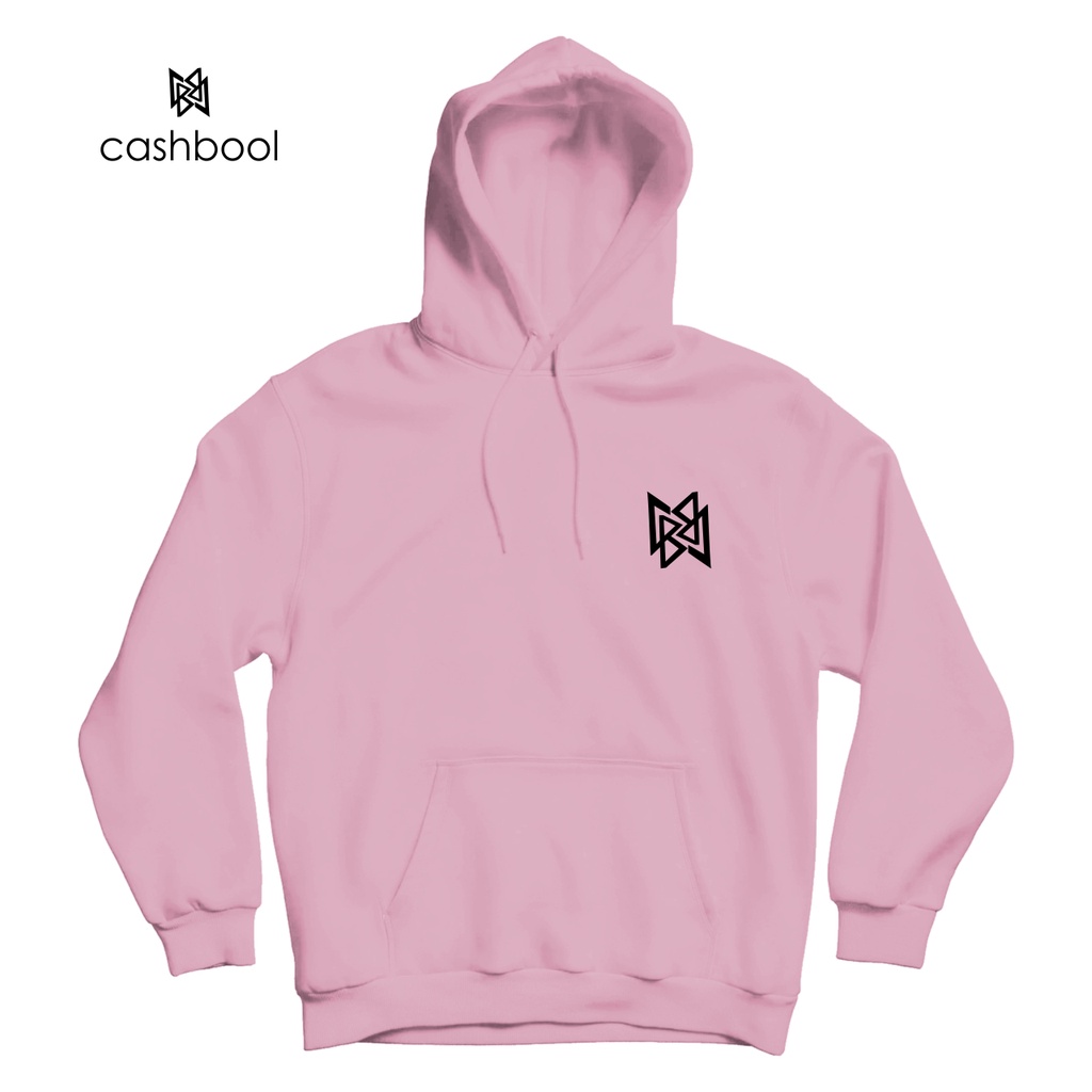 CASHBOOL HOODIE Logo Font Cashbool Print Fleece Pullover Unisex PRIA/WANITA