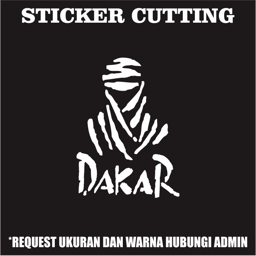 Sticker Cutting Dakar / Stiker Cutting