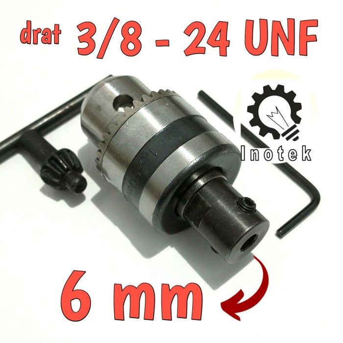 Kepala bor 10mm dan Arbor Konektor drat motor 775 795 Jahit Pompa dll