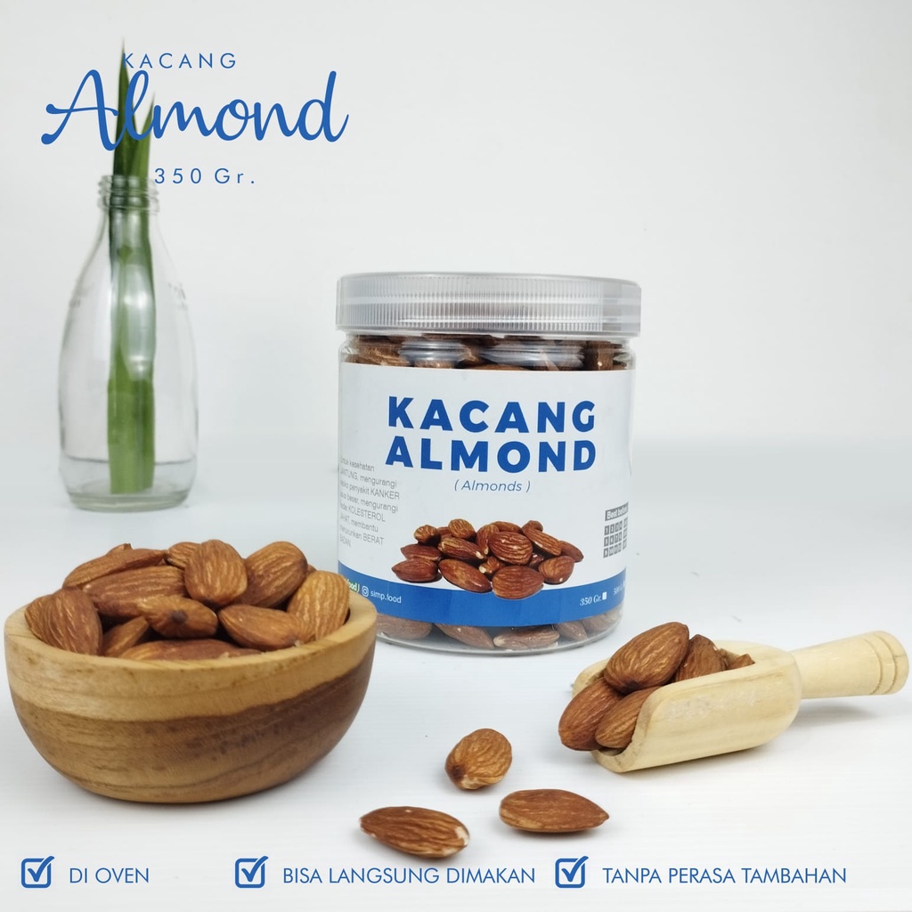 

Kacang Almond 350gram (JAR)