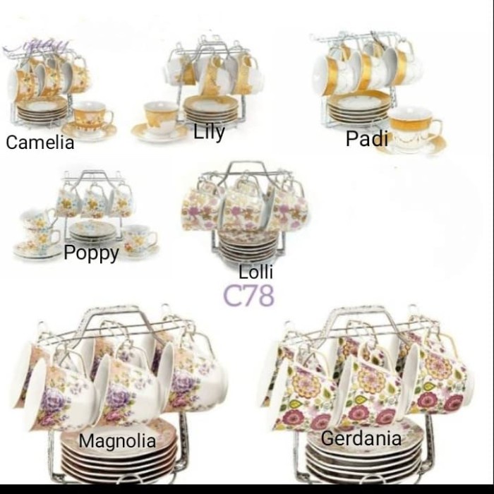 CANGKIR SET VICENZA C78-1 #ORIGINAL