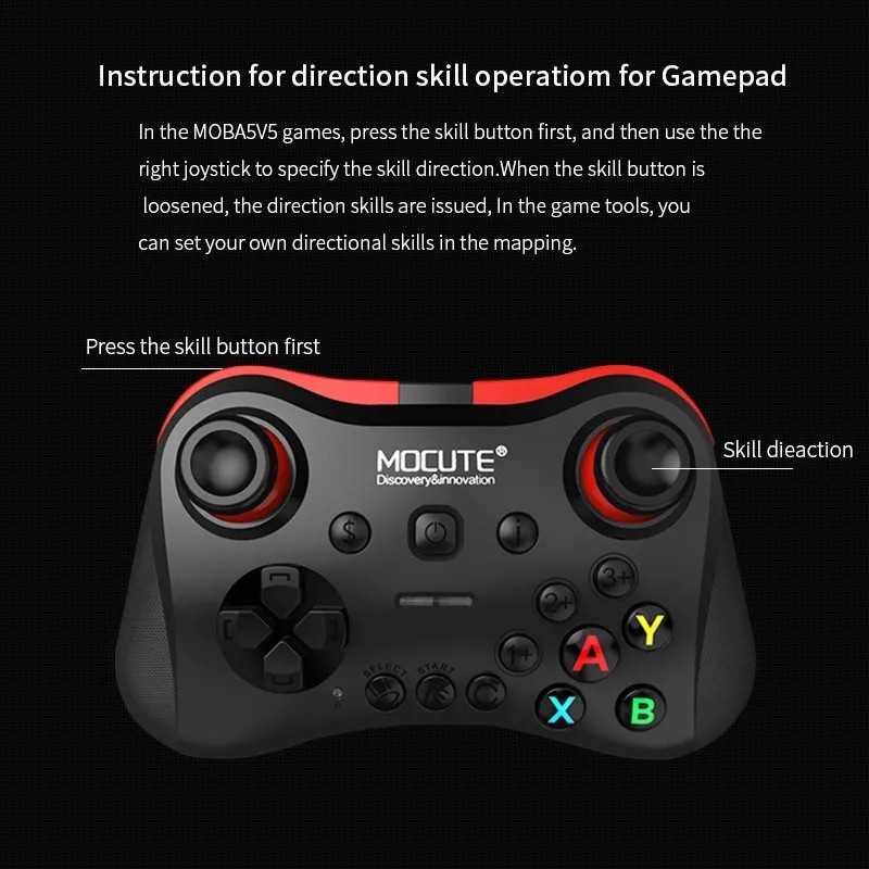 Joystick Bluetooth Android Gamepad Bluetooth VR Box Controller 56