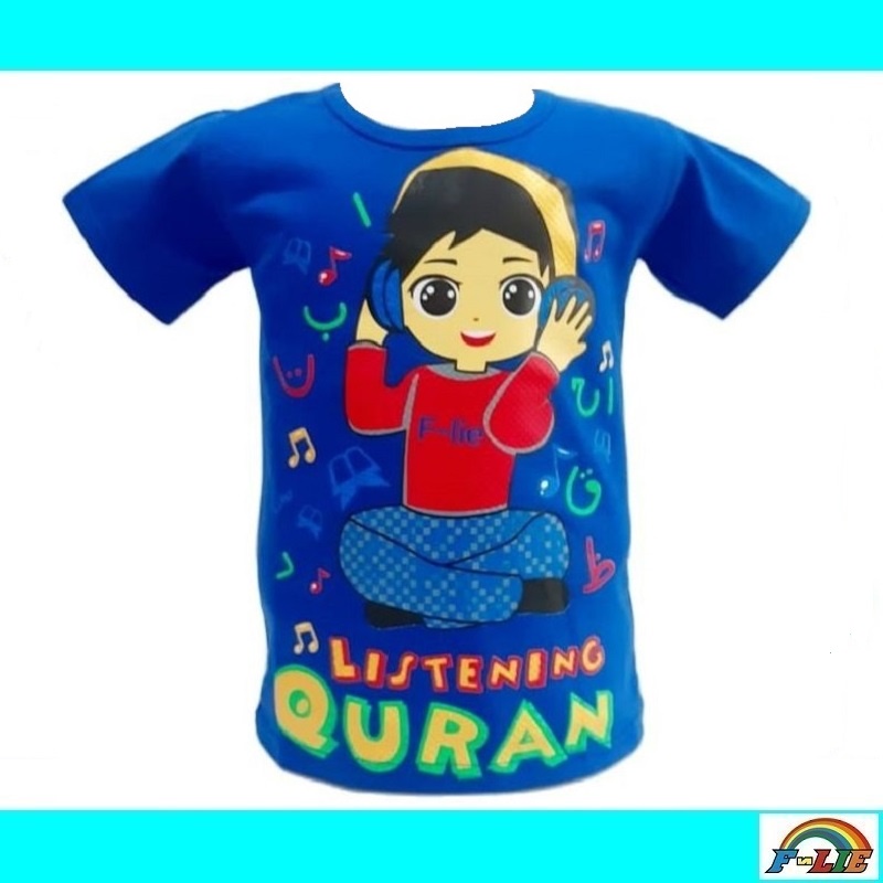 COD Kaos Atasan Anak Laki Laki Motif Muslim Usia 2-10 tahun