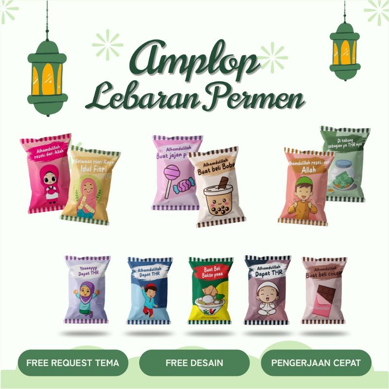 

Amplop Angpau Permen Lebaran Kekinian