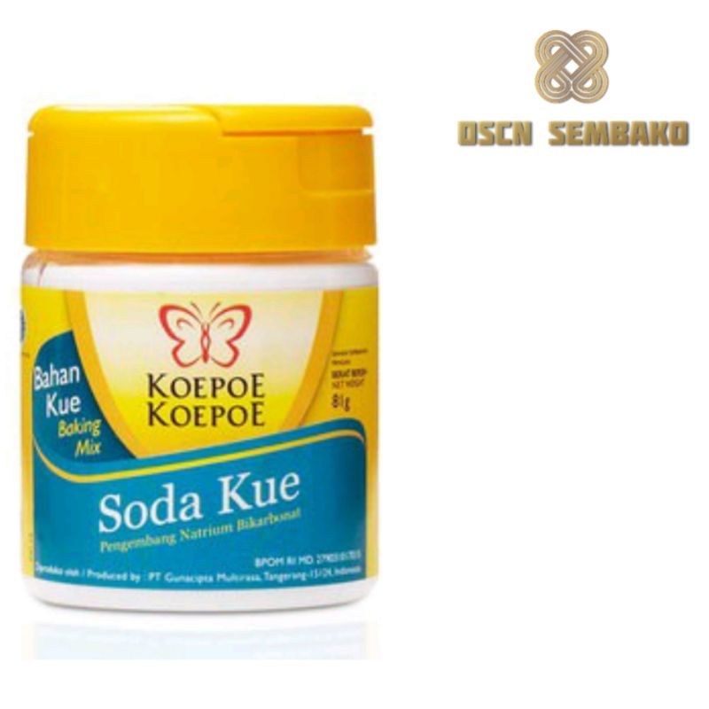

Soda Kue Pengembang Kue Koepoe Koepoe 81gr