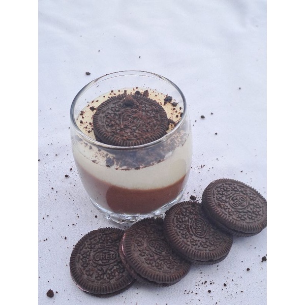 

pudding oreo milo