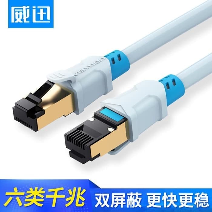 [1.5M - A06] Vention Kabel LAN RJ45 Cat 6 SSTP Double-Shielded