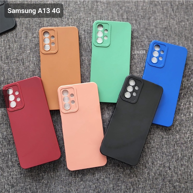 Softcase Samsung A13 4G Case 3D Pro Camera Gel Silika Casing