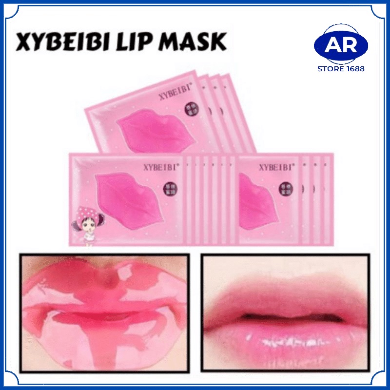 AR LIP MASK / Masker Bibir / PINK Lips Gel Mask Melembabkan Menghilangkan Kulit Mati