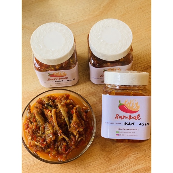 

sambal ikan asin PAWONE SANTRI