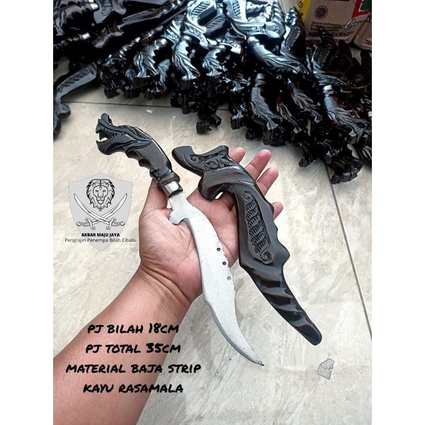 kujang naga hitam mini