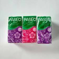 Tisu TISSUE PASEO HANKY pocket 12 Sheet's (ECER SATUAN) MUDAH DIBAWA