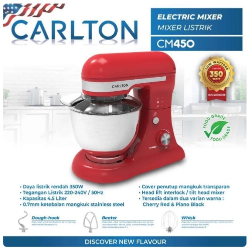 Mixer Listrik Carlton Cm450 4,5 Liter