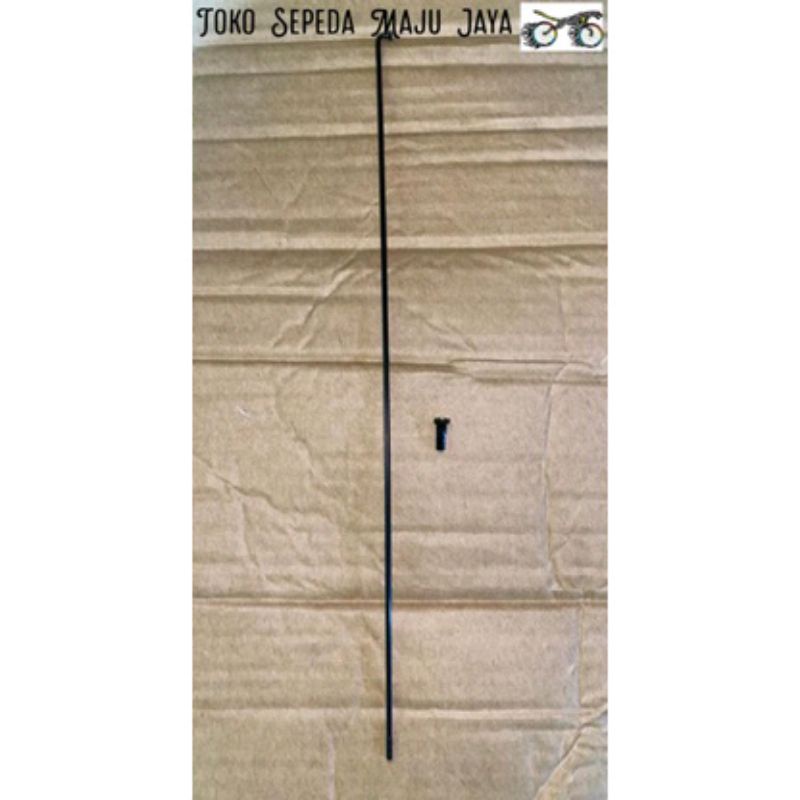 Spoke Spokes jari jari sepeda gunung MTB ukuran 27.5 inch panjang 272mm warna hitam black Alloy