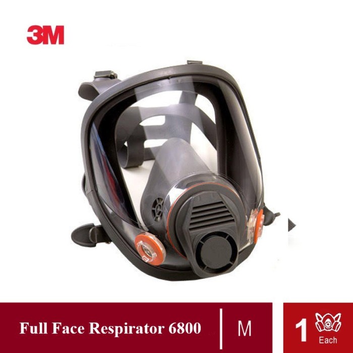 Terlaris 3M Full Face Reusable Respirator 6800