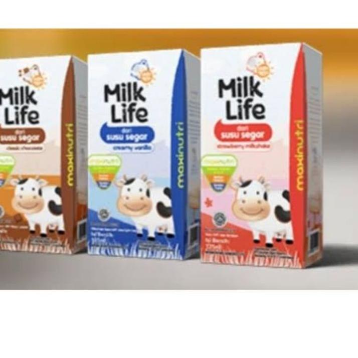 

✸ Susu Milk Life UHT 125ml (1dus = 40pc) ➢