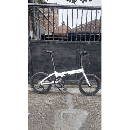 Sepeda Lipat FNHON Blast White 20inch 1x9 speed