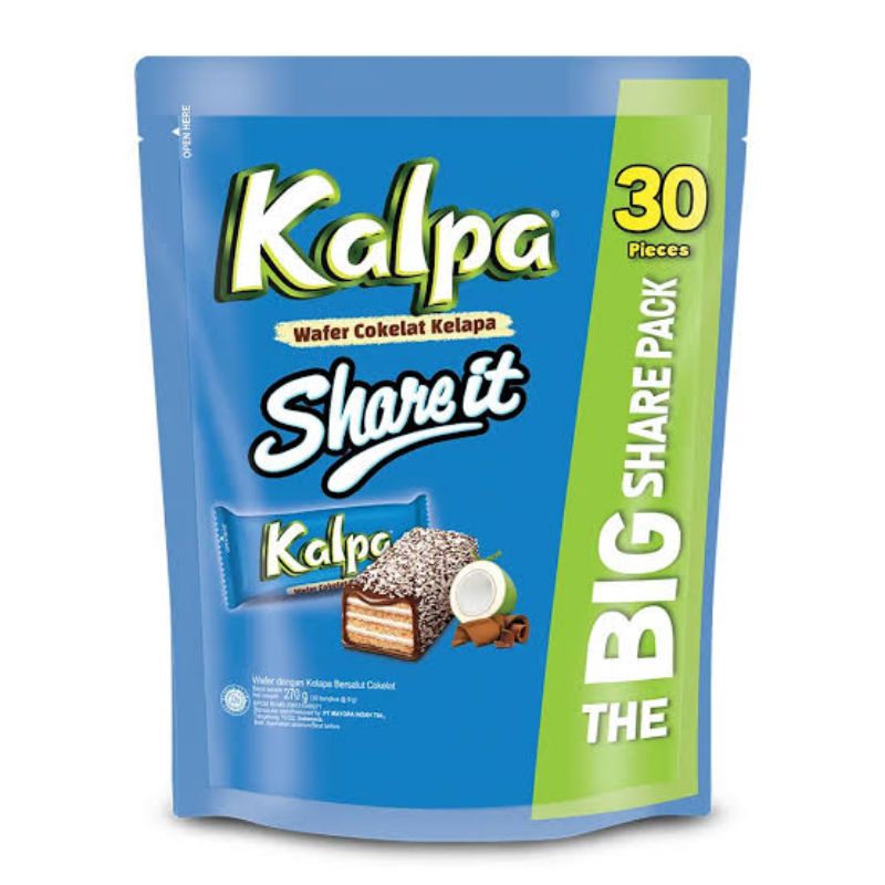 

Kalpa Wafer Cokelat Kelapa Share it 270gr