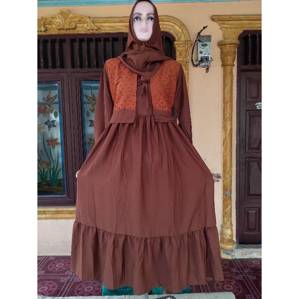 Gamis Set Jilbab Anak Remaja