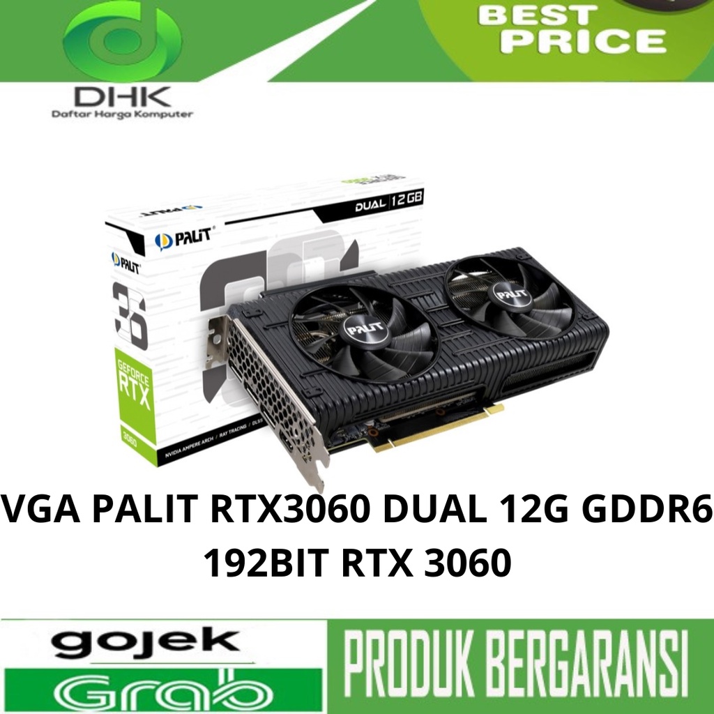 VGA PALIT RTX3060 DUAL 12G GDDR6 192BIT RTX 3060