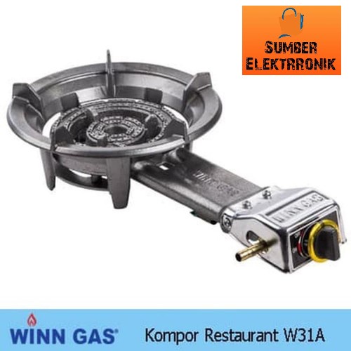 Kompor cor Winn Win Gas 31A, 31A , Kompor gas , Pecel Lele Restoran , Lestoran , Mawar , Api seribu