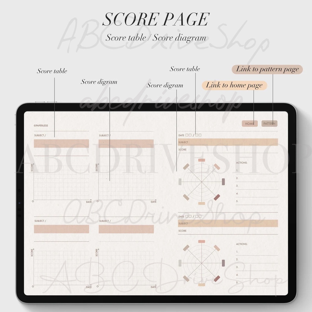 Digital Planner &amp; Journal - Class Notes