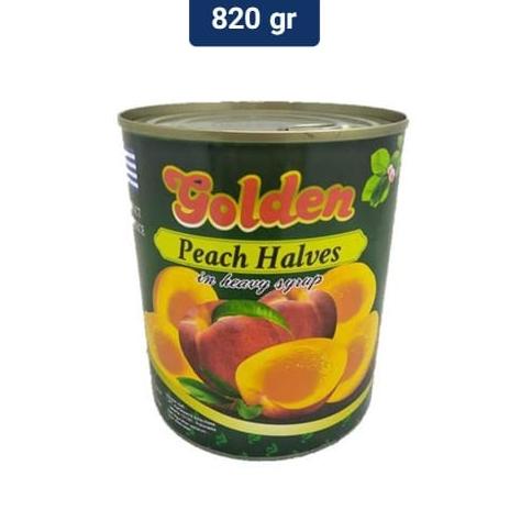 

Star Golden Premium Peach Halves in Heavy Syrup From Greece 820 gr PERSIK 