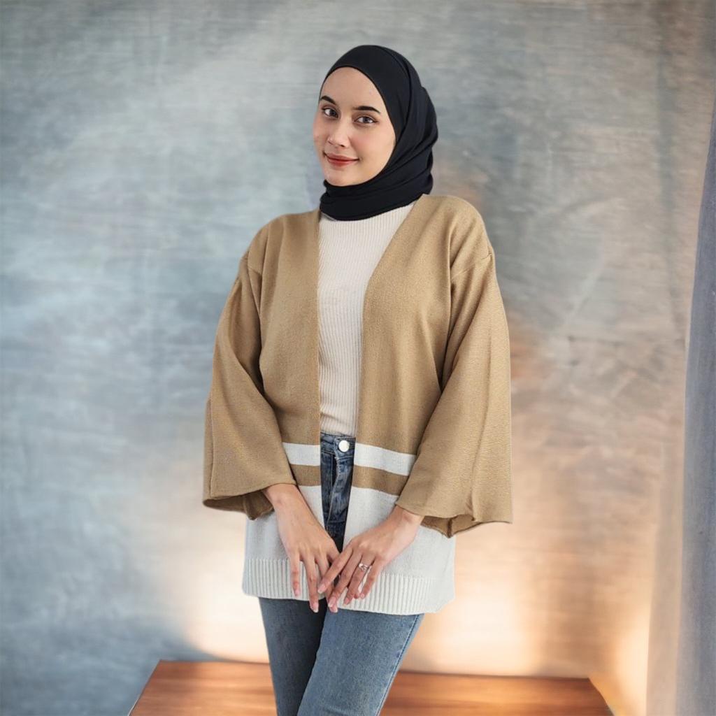 JULY OUTHER KARDIGAN RAJUT WANITA KOREAN BASIC