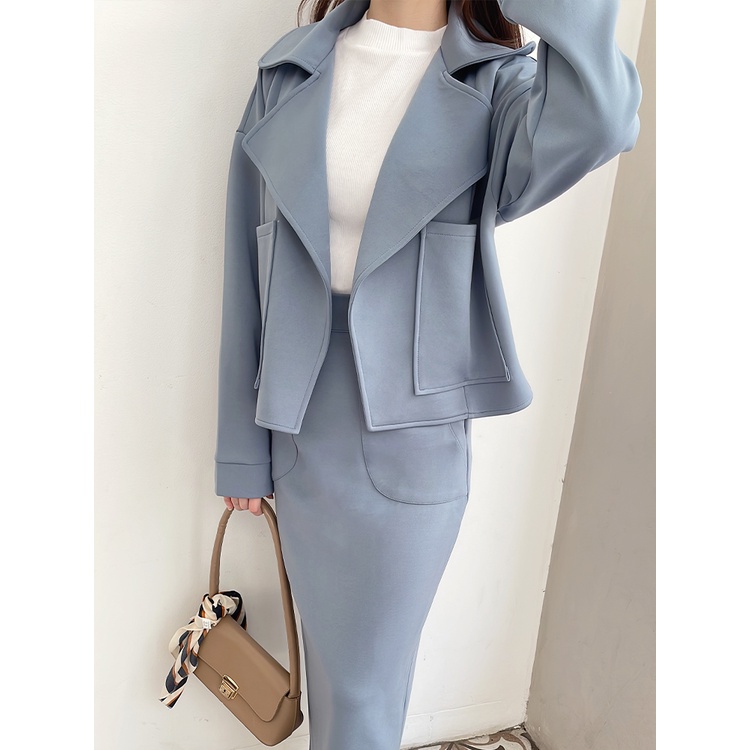 Kadaka O-0192 Blazer Outer Wanita Korean Style Detail Kerah