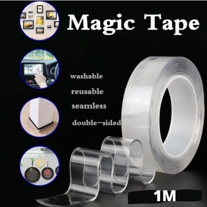 NM01 - Selotip Isolasi Bening Multifungsi NANO MAGIC TAPE