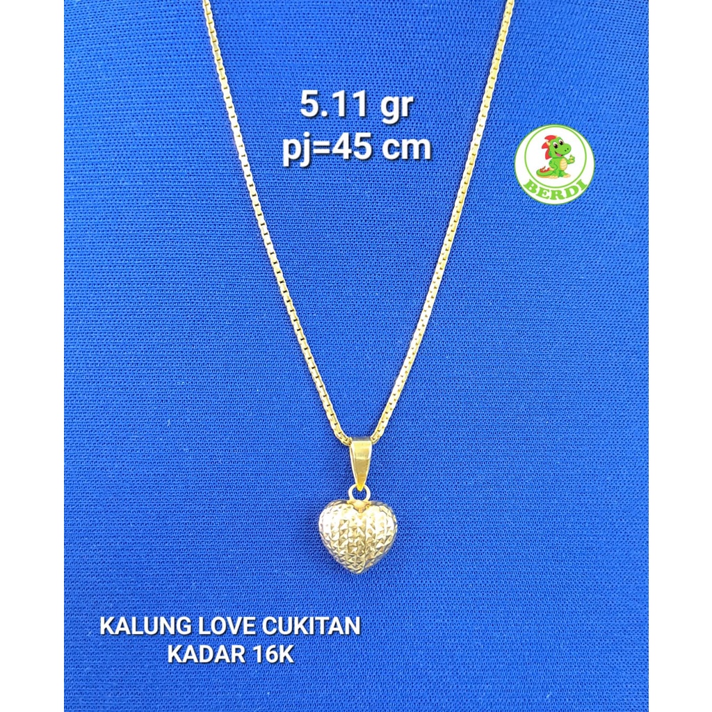 Kalung wanita dewasa variasi set liontin kadar 700 16k