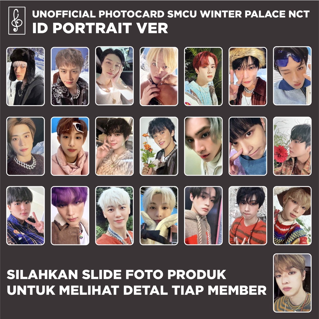 [REPLIKA NCT] PHOTOCARD WINTER PALACE UNOFFICIAL