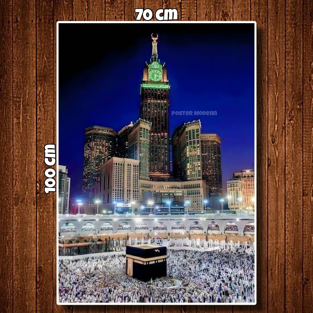 HIASAN DINDING KABAH MEKAH CODE20 VERTIKAL XTRA JUMBO 50X100CM 70X100CM 100X150CM 100X200CM / KABAH 