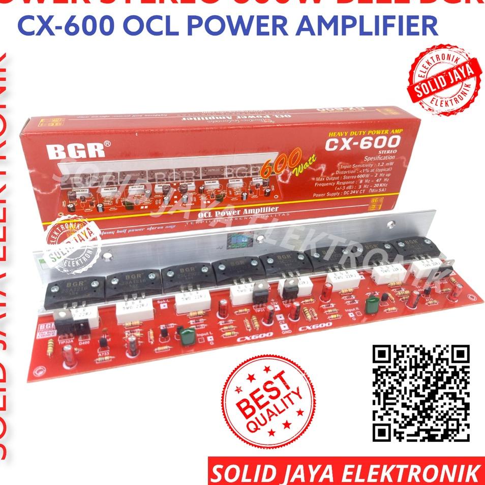 Buruan Cek POWER STEREO 600W OCL CX600 AMPLIFIER AMPLI SOUND 600 WATT W OCL POWER AMPLIFIER SANKEN 2 CX 600 CX-600 BELL BGR