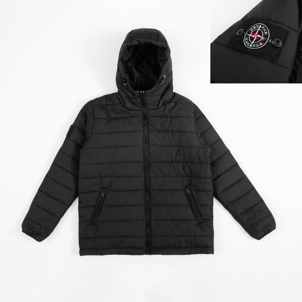 Baru?? Equator Puffer Jaket Hitam Dof Busa Tebal Diskon