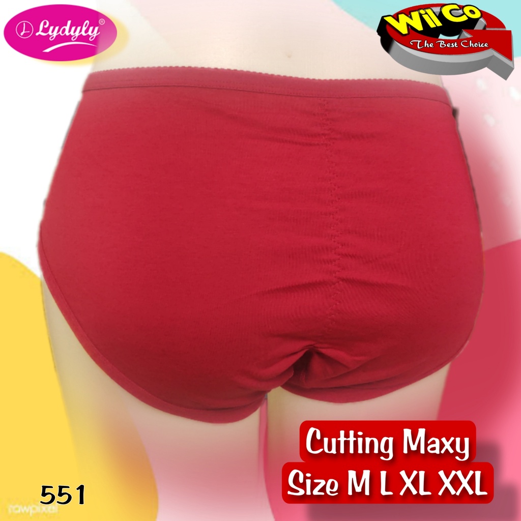 K551T - (HARGA PER 3 POTONG) CELANA DALAM WANITA DEWASA PAKAIAN DALAM PAKAIAN WANITA CD LYDYLY SIZE M - XXL