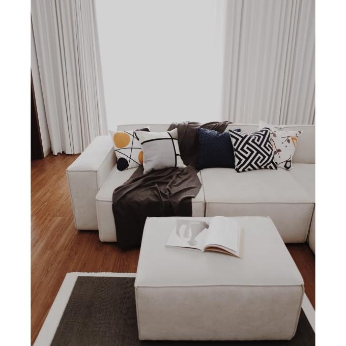 Scandia Sarung Bantal Sofa Cushion Cover Zoriole 45X45 Cm