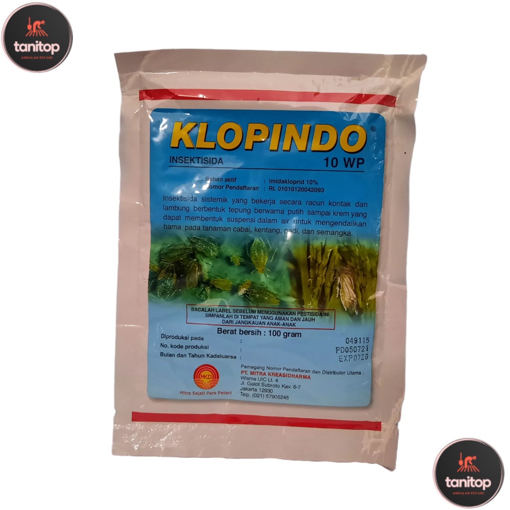 Klopindo 100 Gram Insektisida Imidakloprid Ampuh