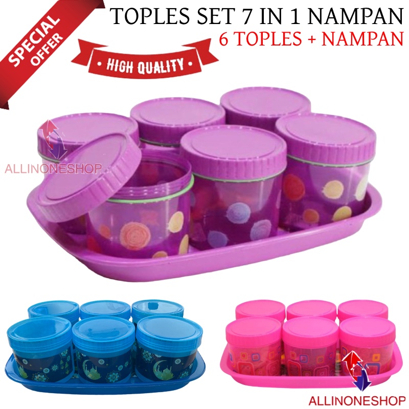 TONAM TOPLES NAMPAN SET 7 IN 1 / CALISTA TOPLES DAN NAMPAN / TOPLES KUE / TOPLES DAN TUTUP / TOPLES KUE BULAT