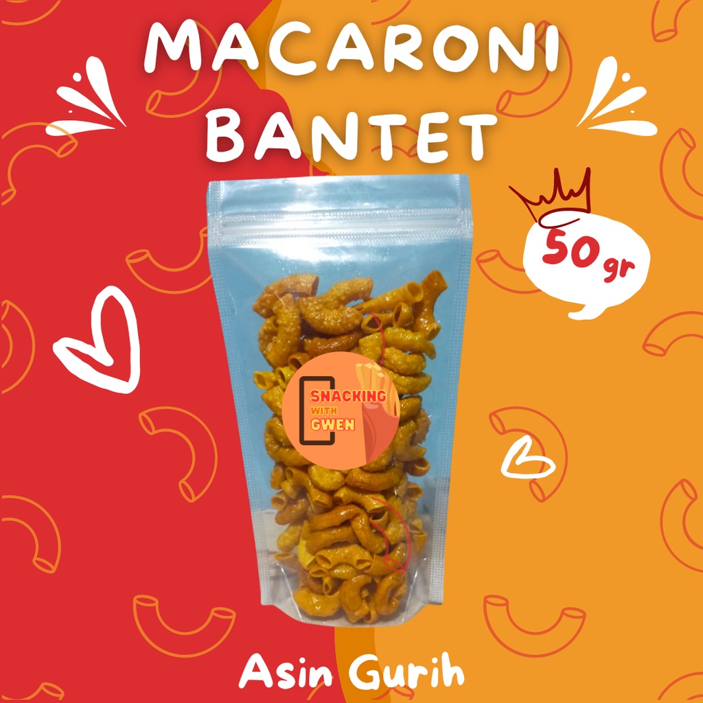 

Macaroni Makaroni Bantet Asin Gurih 50gr