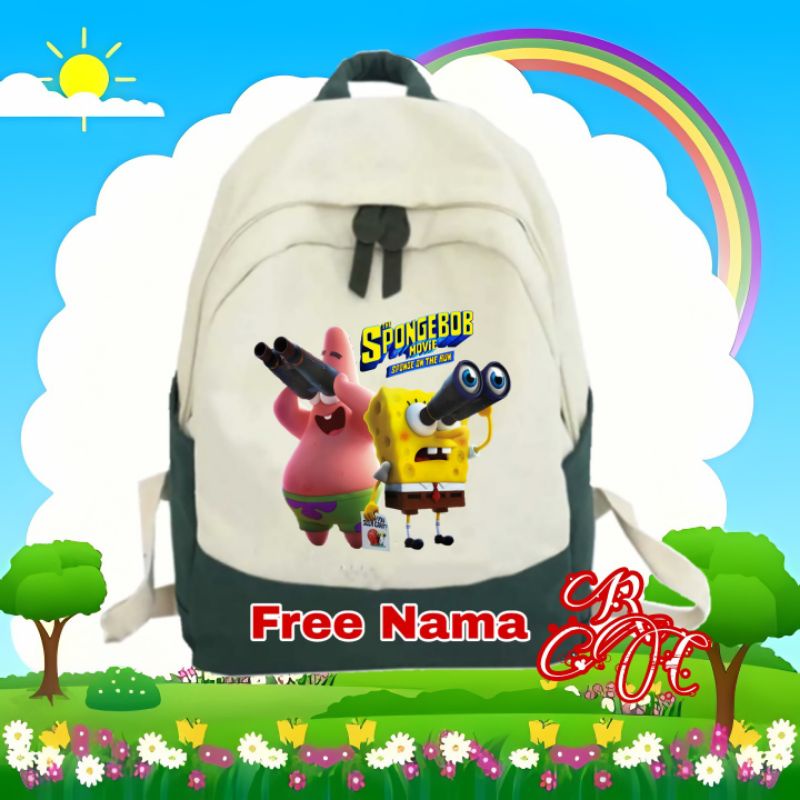 Tas ransel spongebob tas anak sekolah