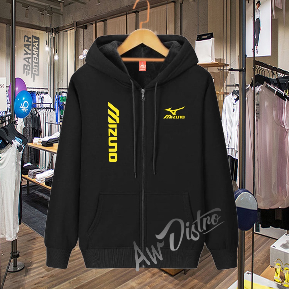 COD Jaket Distro Mzn KirKa Text Kuning Premium Quality Sweater Tulisan Jaket Kata-Kata Hoodie Sablon